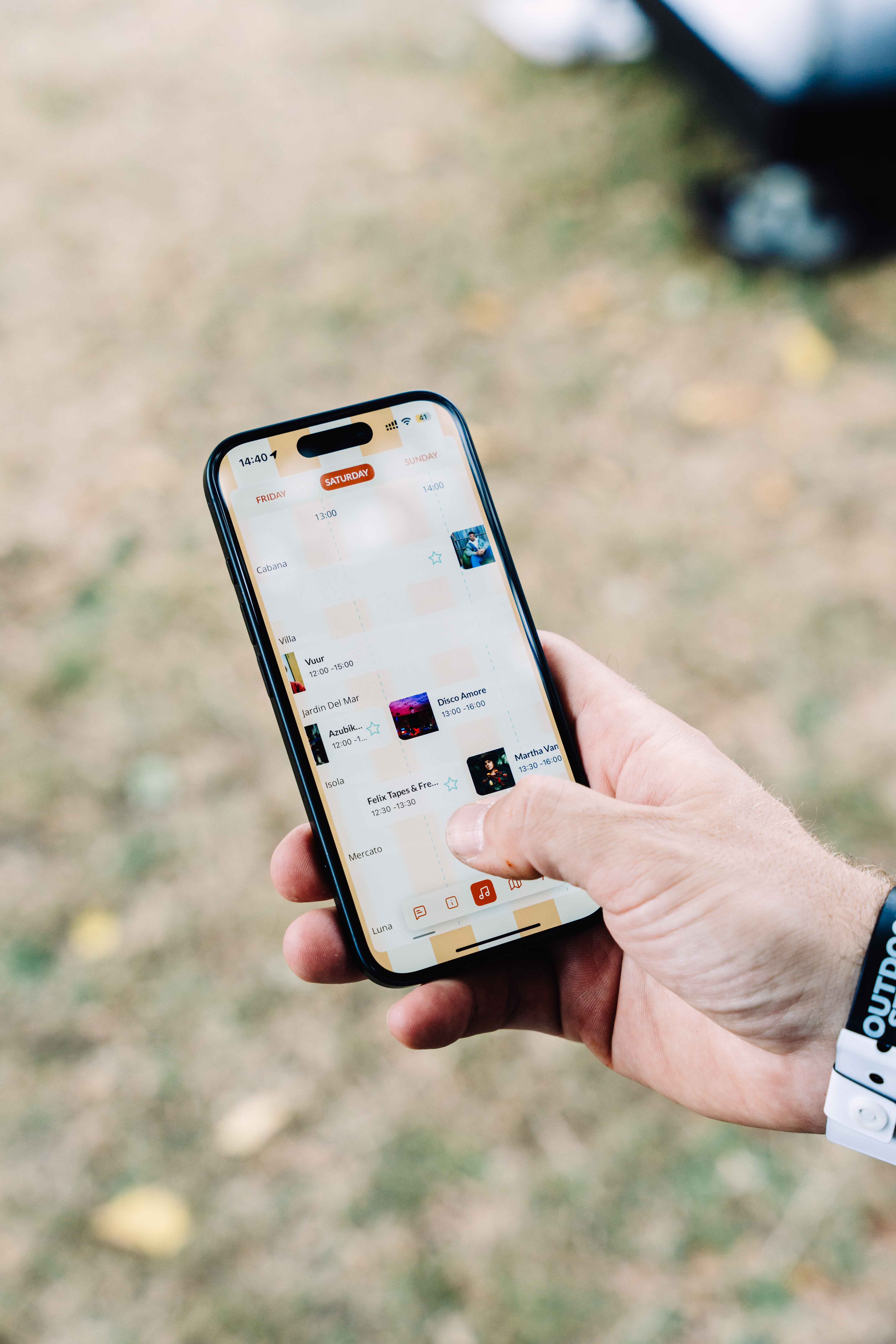 Fastlane festival app vriendengroepen - meeting points en invite links